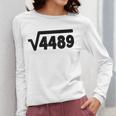 67 Meme Square Root 4489 Six Seven Slang Math Teacher Women Long Sleeve T-Shirt, funny design