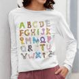 ABC Animals Alphabet Graphic Boys Girls Kindergarten Teacher Women Long Sleeve T-Shirt, funny design ABC Animals Alphabet Graphic Boys Girls Kindergarten Teacher Women Long Sleeve T-Shirt, funny design