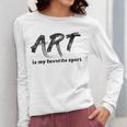 Art Teacher Women Long Sleeve T-Shirt, funny design