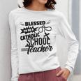 Blessed To Be A Catholic School Teacher Christian Teaching Women Long Sleeve T-Shirt, funny design Blessed To Be A Catholic School Teacher Christian Teaching Women Long Sleeve T-Shirt, funny design