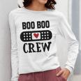 Boo Boo Crew First Aid School Nurse Day Care Teacher Women Long Sleeve T-Shirt, funny design
