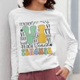 Braille Teacher Of The Visually Impaired Groovy VI Teacher Women Long Sleeve T-Shirt, Groovy Teacher Gifts, funny design Braille Teacher Of The Visually Impaired Groovy VI Teacher Women Long Sleeve T-Shirt, Groovy Teacher Gifts, funny design
