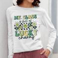 My Class Is Full Of Lucky Charms St Patricks Day Teacher Women Long Sleeve T-Shirt, funny design My Class Is Full Of Lucky Charms St Patricks Day Teacher Women Long Sleeve T-Shirt, funny design
