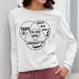 You Are Here Dystopian Venn Diagram English Teacher Bk Women Long Sleeve T-Shirt, English Teacher Gifts, funny design