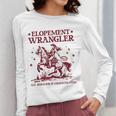 Elopement Wrangler Teacher ABA Behavior Support Cowboy Women Long Sleeve T-Shirt, funny design Elopement Wrangler Teacher ABA Behavior Support Cowboy Women Long Sleeve T-Shirt, funny design