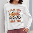 Fall In Love With Learning Teacher Retro Thanksgiving Women Long Sleeve T-Shirt, funny design Fall In Love With Learning Teacher Retro Thanksgiving Women Long Sleeve T-Shirt, funny design