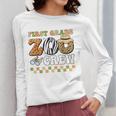 Field Zoo Trip Teacher First Grade Crew Back To School Women Long Sleeve T-Shirt, First Grade Teacher Gifts, funny design