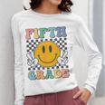 Fifth Grade Team Teachers Boys Girls Retro Smile 5th Grade Women Long Sleeve T-Shirt, funny design Fifth Grade Team Teachers Boys Girls Retro Smile 5th Grade Women Long Sleeve T-Shirt, funny design