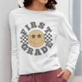 First Grade Teacher First Day Of 1st Grade Back To School Women Long Sleeve T-Shirt, First Grade Teacher Gifts, funny design