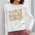 Fourth Grade Vibes Hello Team 4th Grade Teacher Kids Retro Women Long Sleeve T-Shirt, 4th Grade Teacher Gifts, funny design Fourth Grade Vibes Hello Team 4th Grade Teacher Kids Retro Women Long Sleeve T-Shirt, 4th Grade Teacher Gifts, funny design