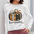 Fun Fall Book Lover Cute Teacher Student Halloween Women Long Sleeve T-Shirt, funny design Fun Fall Book Lover Cute Teacher Student Halloween Women Long Sleeve T-Shirt, funny design