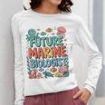 Future Marine Biologist Student Biology Teacher Kids Women Long Sleeve T-Shirt, Future Teacher Gifts, funny design