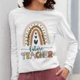 Future Teacher Boho Rainbow Leopard New Grad Student Women Long Sleeve T-Shirt, Future Teacher Gifts, funny design Future Teacher Boho Rainbow Leopard New Grad Student Women Long Sleeve T-Shirt, Future Teacher Gifts, funny design