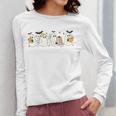 Ghosts Reading Books Library Halloween Teacher Men Women Kid Women Long Sleeve T-Shirt, funny design Ghosts Reading Books Library Halloween Teacher Men Women Kid Women Long Sleeve T-Shirt, funny design