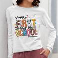 Happy First Day Of School PE Teacher Life Back To School Women Long Sleeve T-Shirt, Pe Teacher Gifts, funny design Happy First Day Of School PE Teacher Life Back To School Women Long Sleeve T-Shirt, Pe Teacher Gifts, funny design