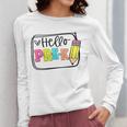 Hello Pre-K Team Preschool Teacher Kids Back To School Women Long Sleeve T-Shirt, funny design Hello Pre-K Team Preschool Teacher Kids Back To School Women Long Sleeve T-Shirt, funny design