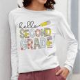Hello Second Grade Team 2nd Grade Back To School Teacher Kid Women Long Sleeve T-Shirt, 2nd Grade Teacher Gifts, funny design Hello Second Grade Team 2nd Grade Back To School Teacher Kid Women Long Sleeve T-Shirt, 2nd Grade Teacher Gifts, funny design