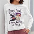 Hocus Pocus I Need Coffee To Focus Halloween Teacher Women Long Sleeve T-Shirt, funny design Hocus Pocus I Need Coffee To Focus Halloween Teacher Women Long Sleeve T-Shirt, funny design