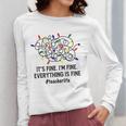 It's Fine I'm Fine Christmas Lights Teacher Xmas Women Long Sleeve T-Shirt, funny design It's Fine I'm Fine Christmas Lights Teacher Xmas Women Long Sleeve T-Shirt, funny design