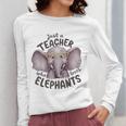 Just a Teacher Who Loves Elephants Elephant Lover Educator Women Long Sleeve T-Shirt, funny design Just a Teacher Who Loves Elephants Elephant Lover Educator Women Long Sleeve T-Shirt, funny design