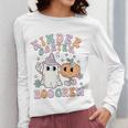 Kindergarten Boo Crew Halloween Floral Ghost Kinder Teacher Women Long Sleeve T-Shirt, funny design Kindergarten Boo Crew Halloween Floral Ghost Kinder Teacher Women Long Sleeve T-Shirt, funny design