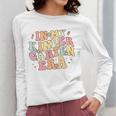 In My Kindergarten Era Retro Back To School Teacher Student Women Long Sleeve T-Shirt, funny design