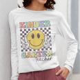 Kindergarten Teacher Team Hippie Smile Face Back To School Women Long Sleeve T-Shirt, funny design Kindergarten Teacher Team Hippie Smile Face Back To School Women Long Sleeve T-Shirt, funny design