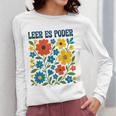 Leer Es Poder Cute Floral Boho Spanish Teacher Reading Women Long Sleeve T-Shirt, funny design Leer Es Poder Cute Floral Boho Spanish Teacher Reading Women Long Sleeve T-Shirt, funny design