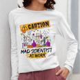 Mad Scientist Halloween Costume Science Teacher Women Long Sleeve T-Shirt, Science Teacher Gifts, funny design Mad Scientist Halloween Costume Science Teacher Women Long Sleeve T-Shirt, Science Teacher Gifts, funny design