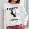 Nerdy Fibonacci Racing Car Horse Math Teacher Men Women Girls Kids Women Long Sleeve T-Shirt, funny design