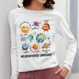 Neurodiverse Universe Space Planet Special Education Teacher Women Long Sleeve T-Shirt, funny design Neurodiverse Universe Space Planet Special Education Teacher Women Long Sleeve T-Shirt, funny design