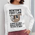 Newtons First Law Physics Jokes Science Teacher Women Long Sleeve T-Shirt, Science Teacher Gifts, funny design Newtons First Law Physics Jokes Science Teacher Women Long Sleeve T-Shirt, Science Teacher Gifts, funny design