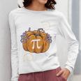 Pi Day Pumpkin Pi Math Teacher Halloween Costume Women Long Sleeve T-Shirt, funny design Pi Day Pumpkin Pi Math Teacher Halloween Costume Women Long Sleeve T-Shirt, funny design