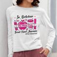 Pre-k Teacher In October We Wear Pink Breast Cancer Women Long Sleeve T-Shirt, funny design Pre-k Teacher In October We Wear Pink Breast Cancer Women Long Sleeve T-Shirt, funny design