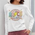 Retro ABCD Transitional Kindergarten Teacher Tour TK Teacher Women Long Sleeve T-Shirt, funny design