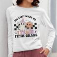 Retro You Can't Scare Me I Teach 5th Grade Teacher Halloween Women Long Sleeve T-Shirt, funny design Retro You Can't Scare Me I Teach 5th Grade Teacher Halloween Women Long Sleeve T-Shirt, funny design