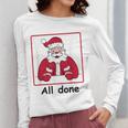 Retro All Done Christmas Special Ed Teacher Team Santa Women Women Long Sleeve T-Shirt, funny design Retro All Done Christmas Special Ed Teacher Team Santa Women Women Long Sleeve T-Shirt, funny design