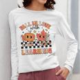 Retro Fall In Love With Learning Autumn Pumpkin Teacher Women Long Sleeve T-Shirt, funny design Retro Fall In Love With Learning Autumn Pumpkin Teacher Women Long Sleeve T-Shirt, funny design