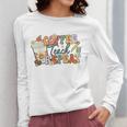 Retro Grovvy Coffee Teach Repeat Teacher Women Long Sleeve T-Shirt, funny design Retro Grovvy Coffee Teach Repeat Teacher Women Long Sleeve T-Shirt, funny design