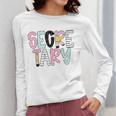 Retro Secretary Back To School Teacher Appreciation Women Long Sleeve T-Shirt, funny design Retro Secretary Back To School Teacher Appreciation Women Long Sleeve T-Shirt, funny design