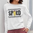Retro SPED Teacher Pencil Lightning Bolt Back To School Women Long Sleeve T-Shirt, funny design Retro SPED Teacher Pencil Lightning Bolt Back To School Women Long Sleeve T-Shirt, funny design