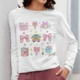 School Pencils And Bows Teacher Bow Coquette Pencil Girls Women Long Sleeve T-Shirt, funny design School Pencils And Bows Teacher Bow Coquette Pencil Girls Women Long Sleeve T-Shirt, funny design