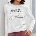 Sometimes I Go Off On a Tangent Math Teacher T Shirts Men Women Girls Kids Women Long Sleeve T-Shirt, funny design