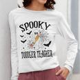 Spooky Toddler Teacher Halloween School Women Long Sleeve T-Shirt, funny design Spooky Toddler Teacher Halloween School Women Long Sleeve T-Shirt, funny design