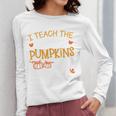 I Teach The Cutest Pumpkins In The Patch Shirt Teacher Women Long Sleeve T-Shirt, funny design I Teach The Cutest Pumpkins In The Patch Shirt Teacher Women Long Sleeve T-Shirt, funny design