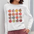 Teacher Apple Back To School Art For School Supplies Women Long Sleeve T-Shirt, funny design