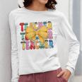 Teacher Pencil Coquette Bow Back To School Teacher Women Long Sleeve T-Shirt, funny design Teacher Pencil Coquette Bow Back To School Teacher Women Long Sleeve T-Shirt, funny design