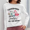 Teachermingo Like A Normal Teacher Only More Fabulous Women Long Sleeve T-Shirt, funny design
