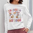 Teaching My Boos Cute Spooky Ghost Teacher Halloween Women Women Long Sleeve T-Shirt, funny design Teaching My Boos Cute Spooky Ghost Teacher Halloween Women Women Long Sleeve T-Shirt, funny design