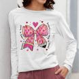 Teaching Is A Work Of Heart Pencil Bow Teacher Valentine Women Long Sleeve T-Shirt, funny design Teaching Is A Work Of Heart Pencil Bow Teacher Valentine Women Long Sleeve T-Shirt, funny design
